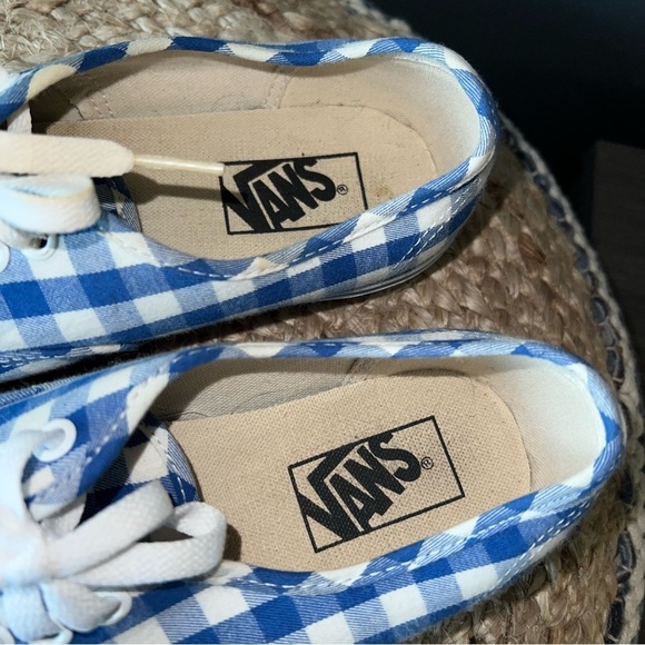 Vans Gingham Checked Lace Up Sneakers - Picture 4 of 7